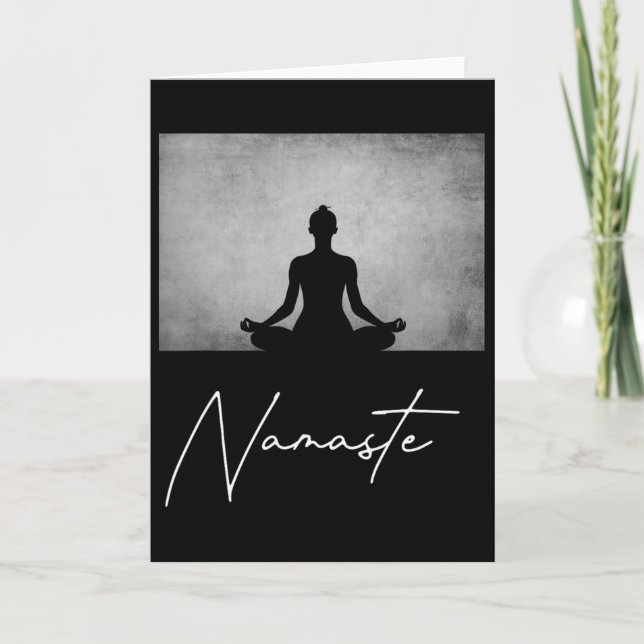Namaste Yoga _1  Kort (Framsida)