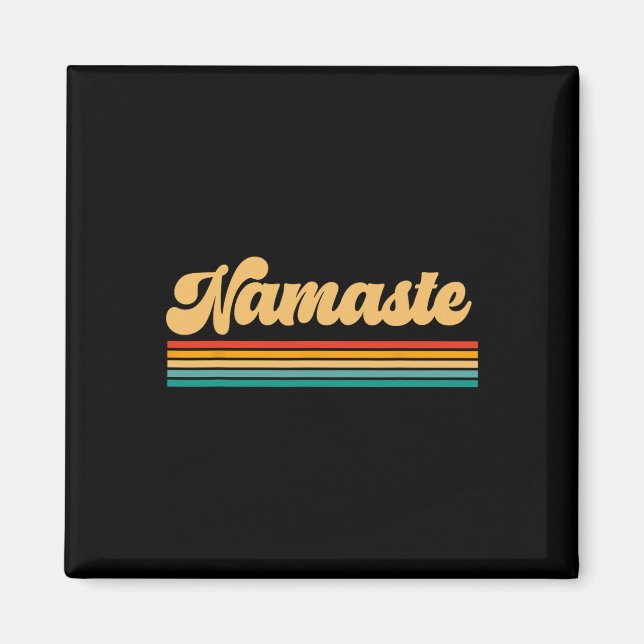 Namaste Yoga _3  Magnet (Framsidan)