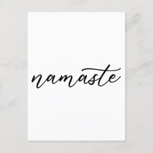 Namaste Yoga Älskare Meditation-buddhistiska buddh Vykort