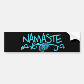 Namaste Yoga Bumper Sticker Bildekal
