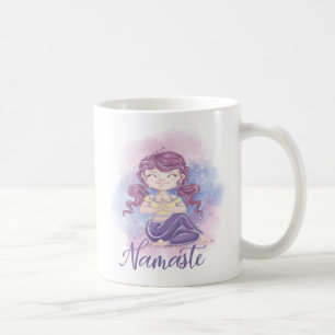 Namaste Yoga Flicka Mugg