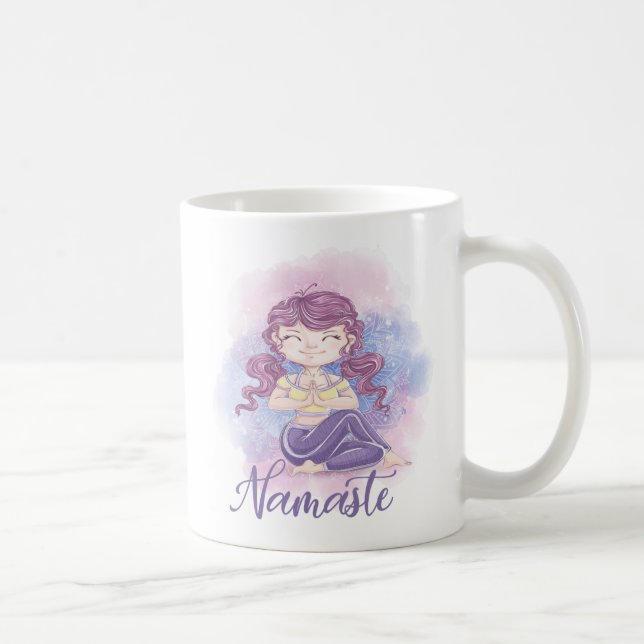 Namaste Yoga Flicka Mugg (Höger)