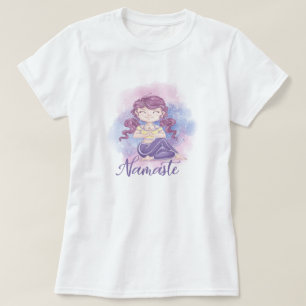 Namaste Yoga Flicka T-Shirt
