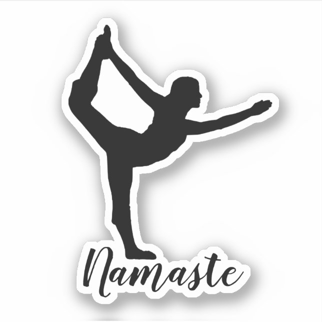 Namaste Yoga Klistermärken (Framsida)