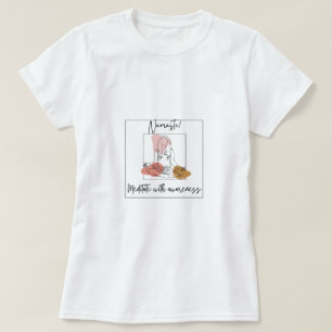 namaste yoga-meditationer för kvinnor i grundlägga t shirt