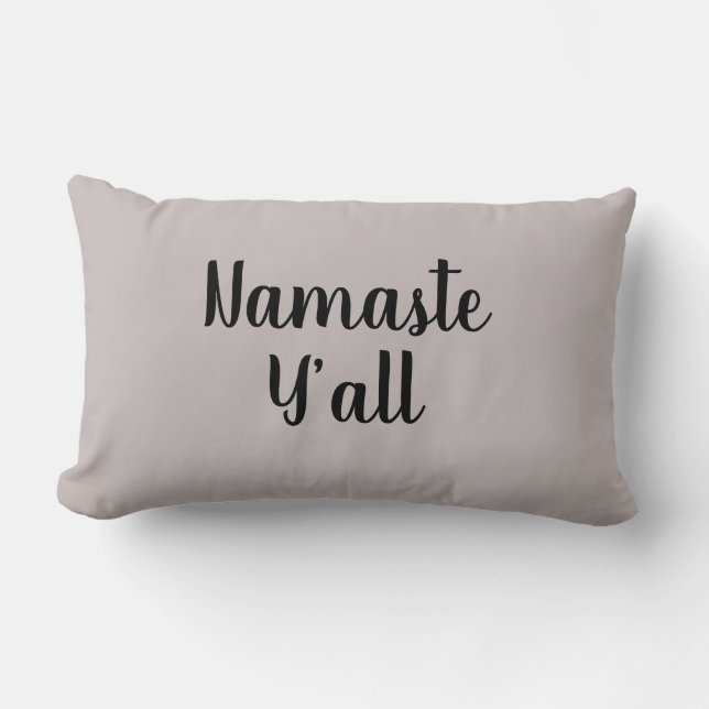 Namaste Yoga Pillow-skript Lumbarkudde (Framsida)