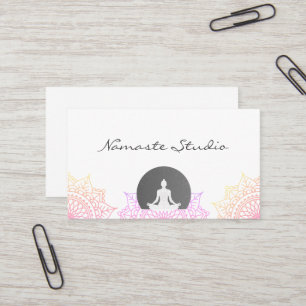 Namaste Yoga-säten Visitkort