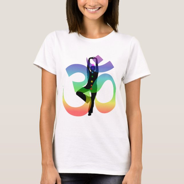 Namaste Yoga Shirt T Shirt (Framsida)