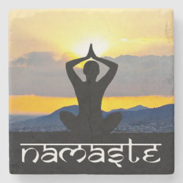 Namaste, Yoga Sunrise, Underlägg Sten