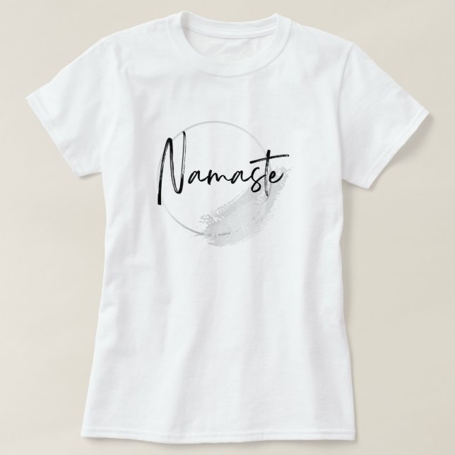 Namaste yoga T-shirt (Design framsida)