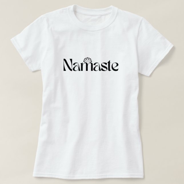 Namaste yoga T-shirt (Design framsida)