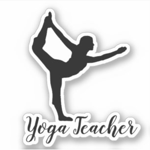 Namaste Yoga Teacher Klistermärken