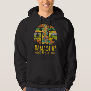 Namastu2019ay hem och få hög meditation och hjälp hoodie