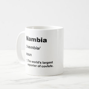 Nambia och covfefe kaffemugg
