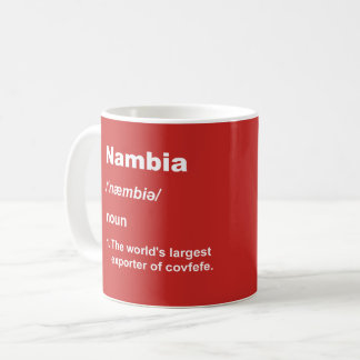 Nambia och covfefe kaffemugg