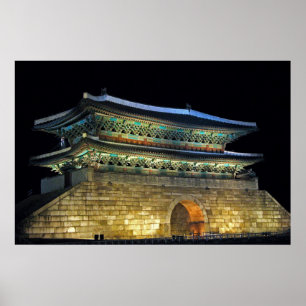 Namdaemun Grind Seoul Poster