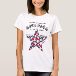 Name || 250th Happy Birthday America Stars Women's T Shirt