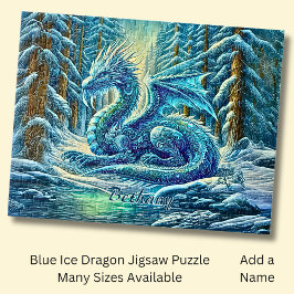 Name, Aqua Blue Ice Dragon Near Pond Pussel