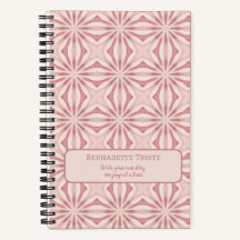 Name Blush Pink Abstract Floral Chic Pretty Girly