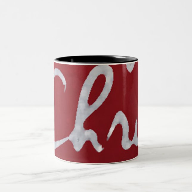 Name_CHRIS_mug Två-Tonad Mugg (Center)