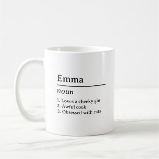 Name Definition Mug Kaffemugg