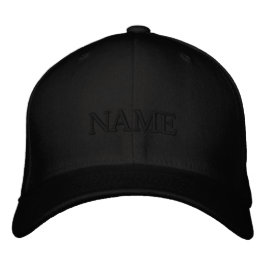 NAME Lettering Hat – Simple Embroidered Style Broderad Keps