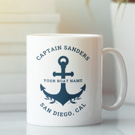 Name of Captain Blue's Ship Kaffemugg
