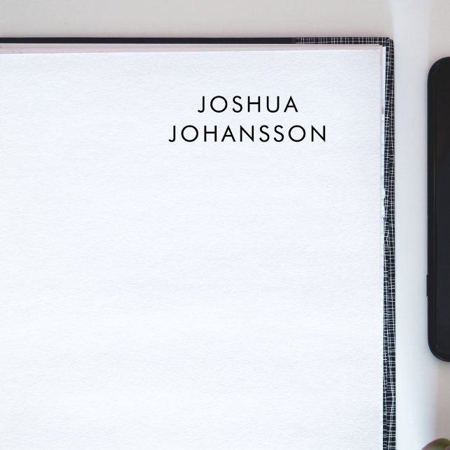 Name Only Minimalist Modern Custom Stämpel (Skapare uppladdad)