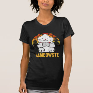 Name owste - Funny Yoga Cats Älskare - Meditation T Shirt