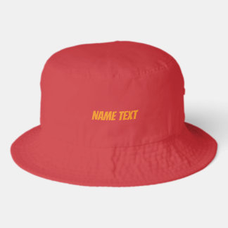 Name Text Elegant Red Color-Cap Comfortable Fit  Keps