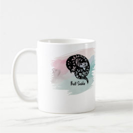 Named Shed the Old Skin Bull Snake on Multi-Färg Kaffemugg