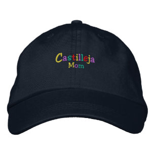 Namedrop Nation_Castilleja Mamma med flera färgade Broderad Keps