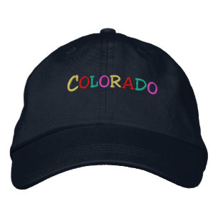 Namedrop Nation_Colorado multi-färgad Broderad Keps