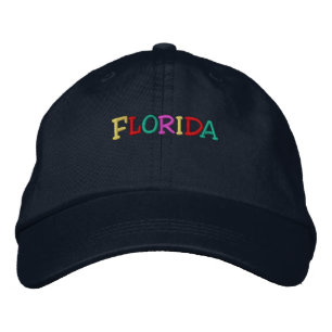 Namedrop Nation_Florida multi-färgad Broderad Keps