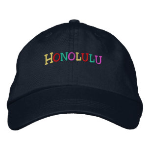 Namedrop Nation_Honolulu flera färgader Broderad Keps