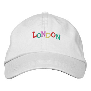 Namedrop Nation_London multi-färgad Broderad Keps