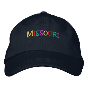 Namedrop Nation_Missouri multifärgad Broderad Keps