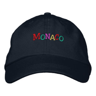 Namedrop Nation_Monaco-multifärgad Broderad Keps