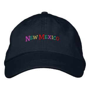 namedrop Nation_New mexico flerfärgat Broderad Keps