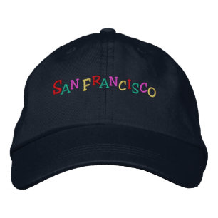 Namedrop Nation_San Francisco Multi-färgad Broderad Keps
