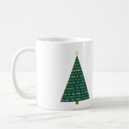 Names of Jesus Christmas Tree Kaffemugg