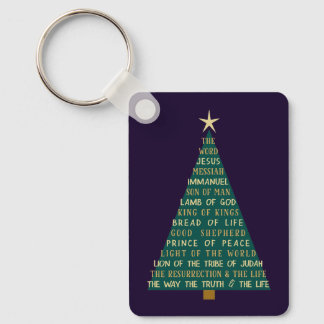 Names of Jesus Christmas Tree Nyckelring