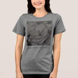 namesake magnolia, blommor, tyg, bomull och hand t shirt