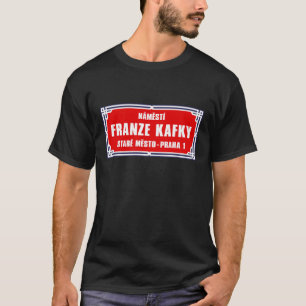 Námestí Franze Kafky, Prague, den tjeckiska gata Tee Shirt