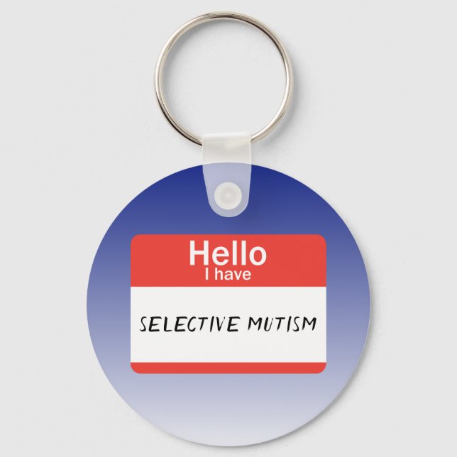 Nametag Selektiv Mutism Nyckelring (Framsida)