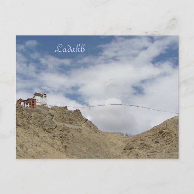 Namgyal Tsemo gompa, Leh, Ladakh, Indien Vykort (Framsida)