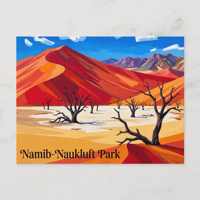 Namib-Naukluft Park Namibia Vykort (Framsida)