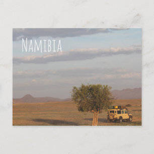 Namibia Afrika 4x4 liggande bil Vykort
