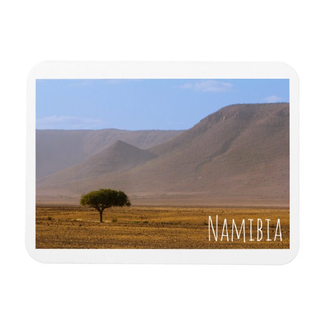 Namibia Afrika Desert Scenery liggande natur Magnet (Horisontell)