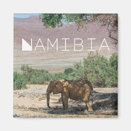 Namibia Afrika Huab River Elephant Damaraland Magnet